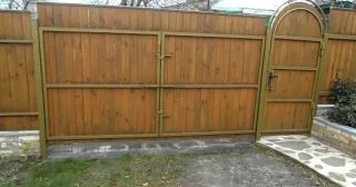 Купить распашные ворота деревянные Вичуга, цена от 2731 руб.